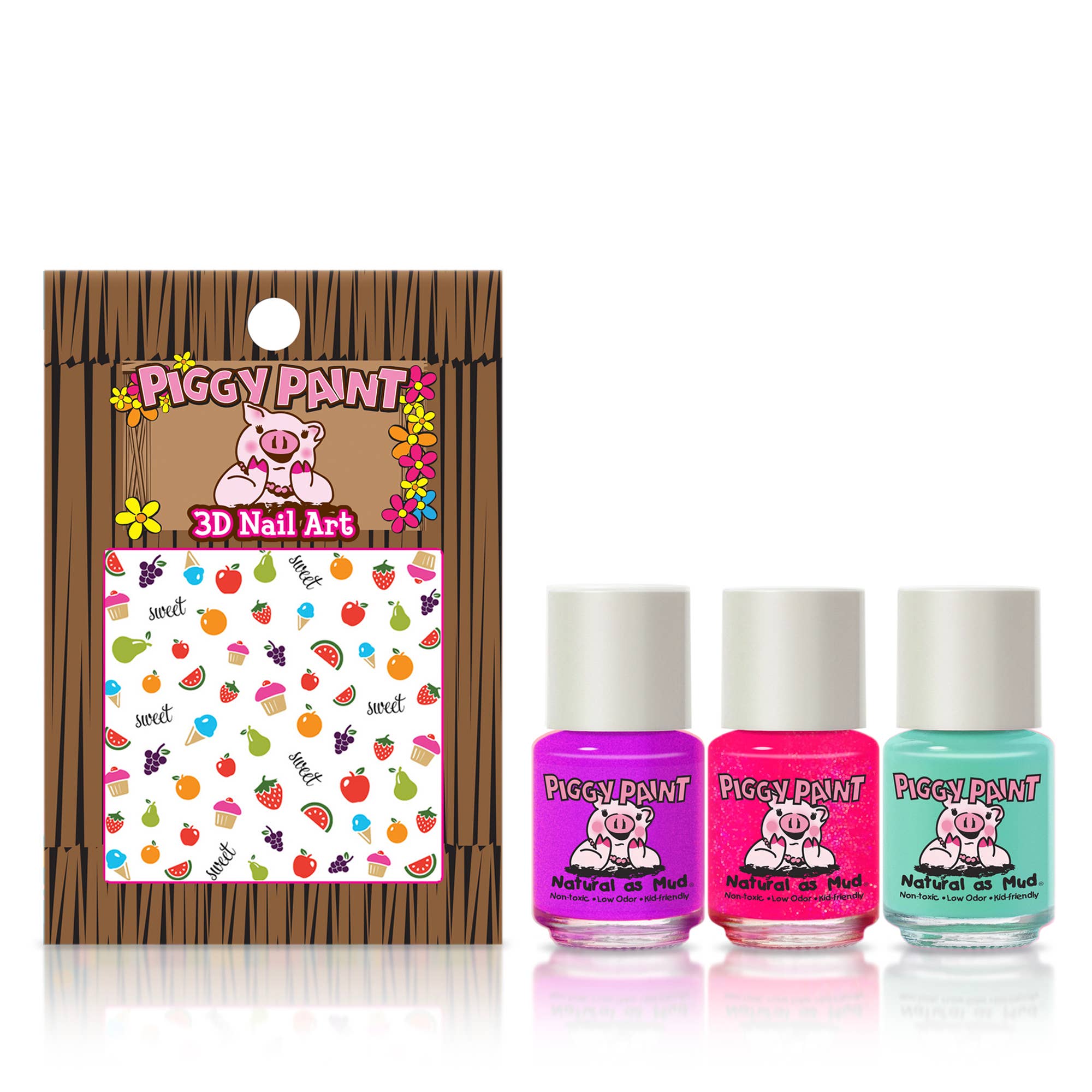 Piggy Paint - Vente Vernis à ongles – enfant - Coffret Cadeau Happy Hands Vernis à Ongles Non Toxique pour Enfants1