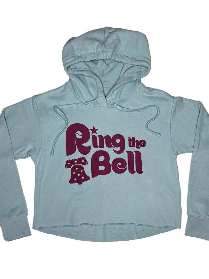 Haut à capuche court "Ring The Bell" pour la vente par South Fellini