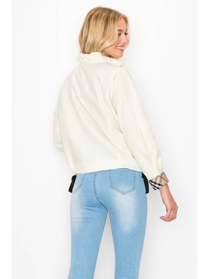 Joh Apparel - Wholesale Jacket - Women's - Jessica Jacket with Plaid Inside Lining8