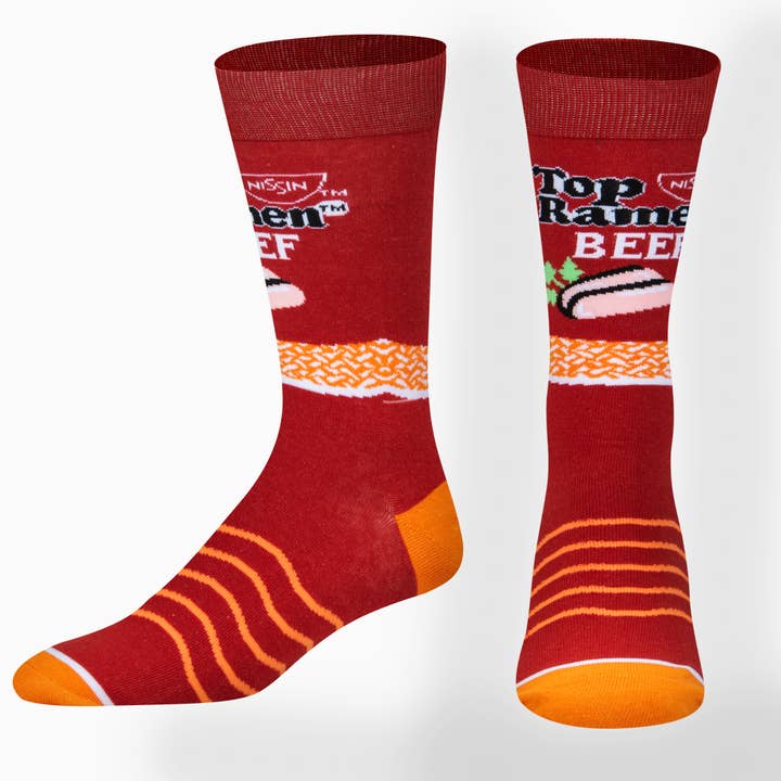 Top Ramen Beef - Crew Straight pour homme pour la vente par Odd Sox