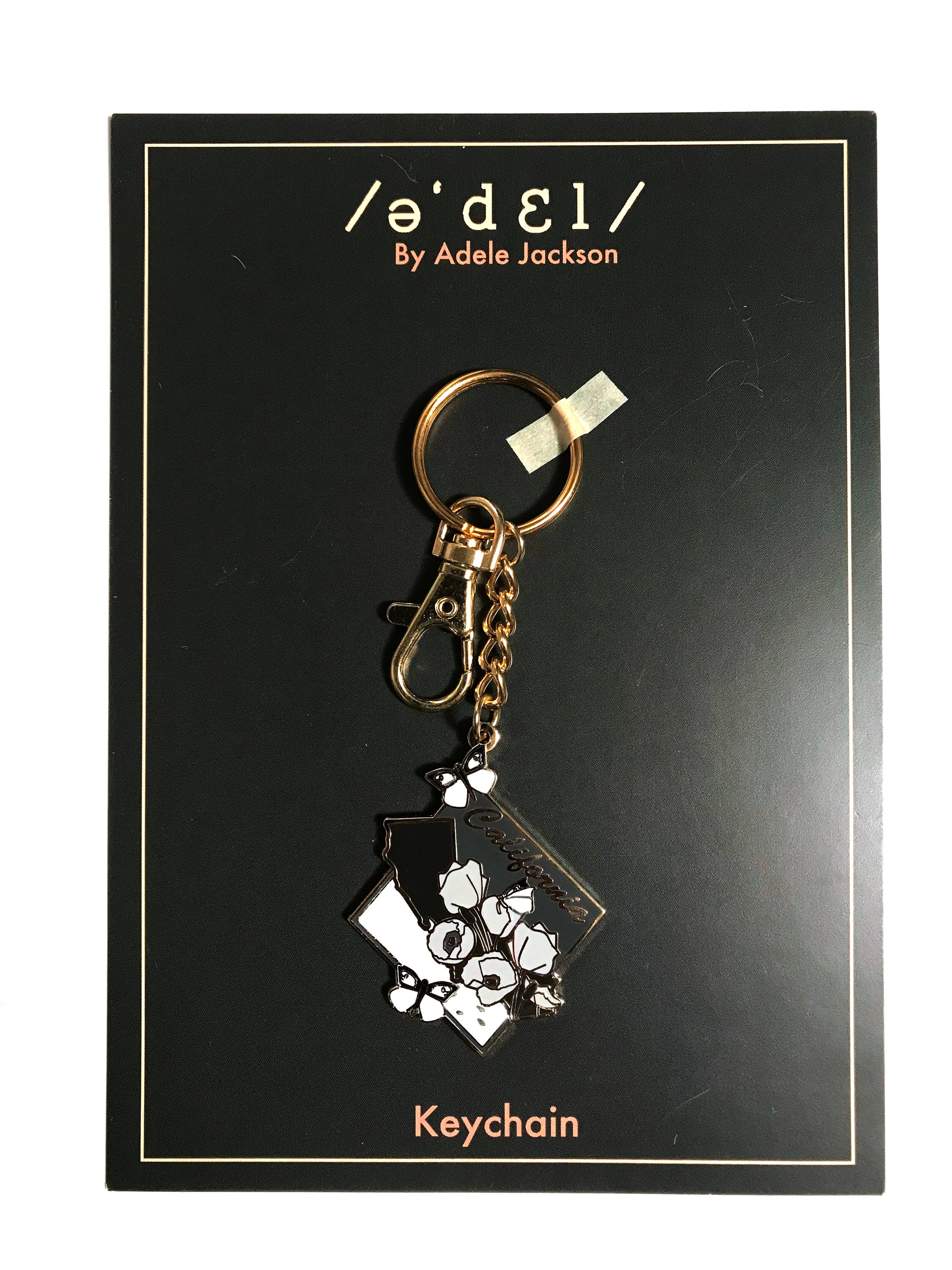 Adele by Adele Jackson - Wholesale Keychain - Women's - California State Keychain3