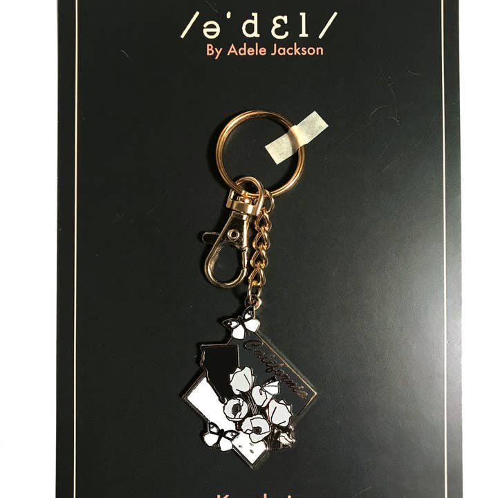 Adele by Adele Jackson - Wholesale Keychain - Women's - California State Keychain3