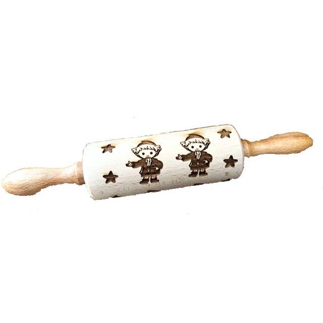 Petit rouleau à biscuits « Unser Sandmännchen » pour la vente par Laserlilly