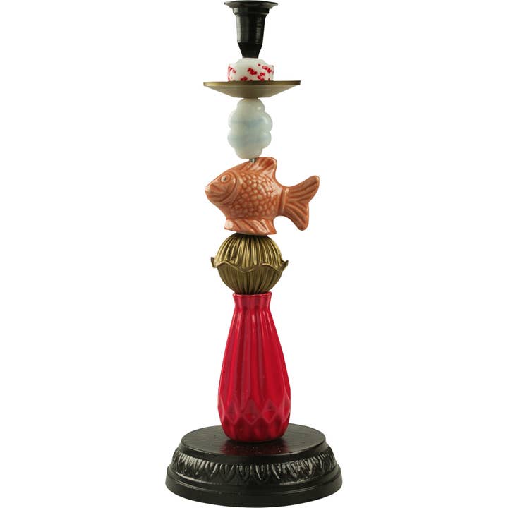 Miho Unexpected Things – wholesale Candle holder – Miho - Artisan-crafted candlestick - Coral Reef