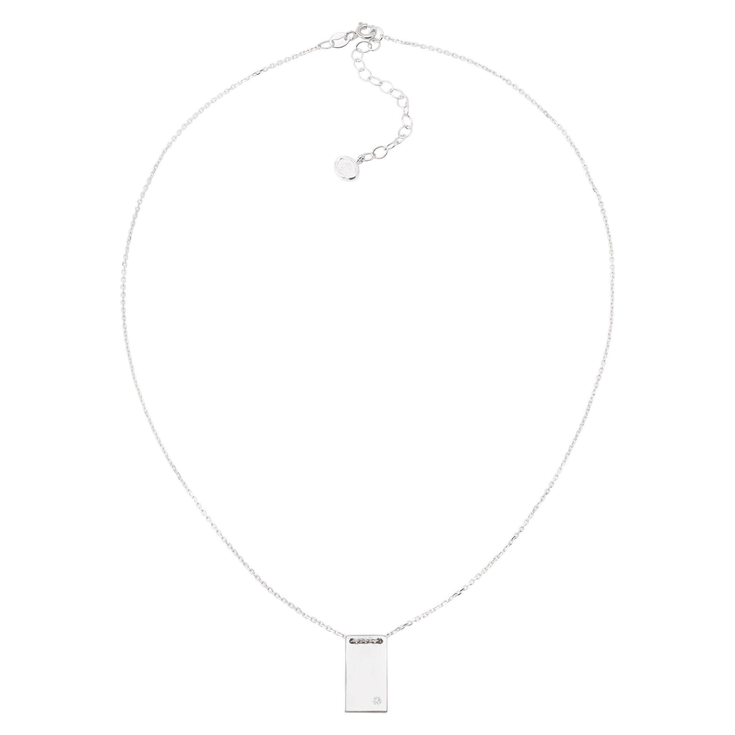 Blanc Silpada Pendentif rectangulaire « Shine Bright » avec zircone cubique en vente sur Faire2