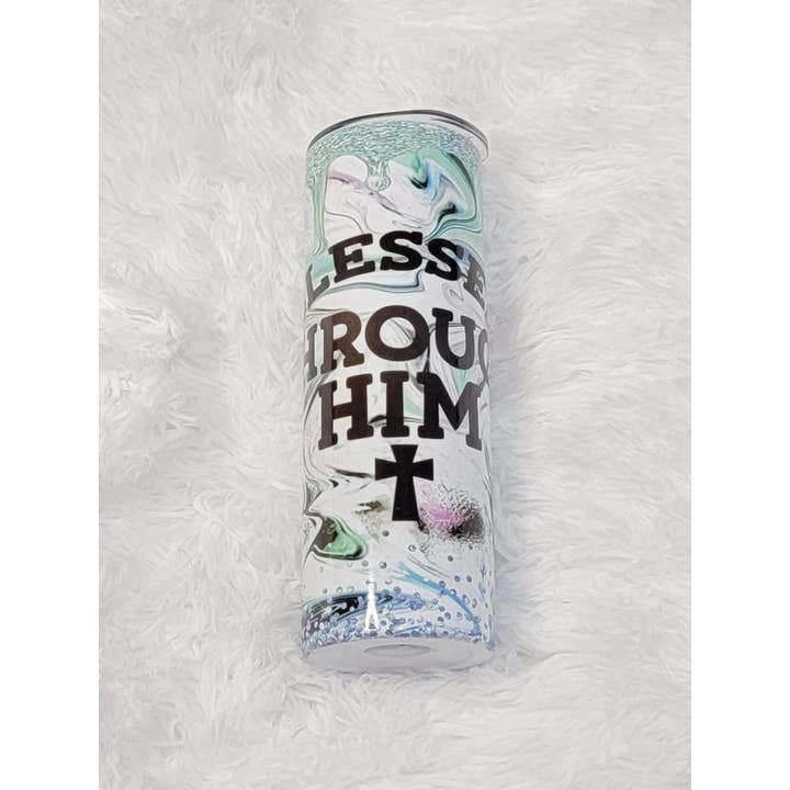 God Is Love Apparel - Wholesale Water Bottle - Blessed Through Him
