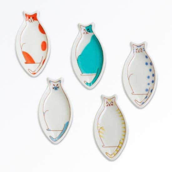 HAREKUTANI Katten Eetstoksteun 5stuks set voor wholesale door Japacolle — Japan Collections | See Latest News in "About"