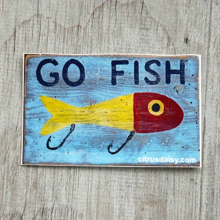 Citrus Daisy - Wholesale Sticker - Go Fish Sticker 0