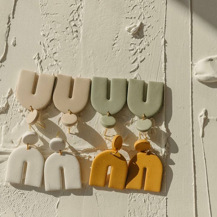 Basic arch earrings for wholesale by Metanoia Jewel