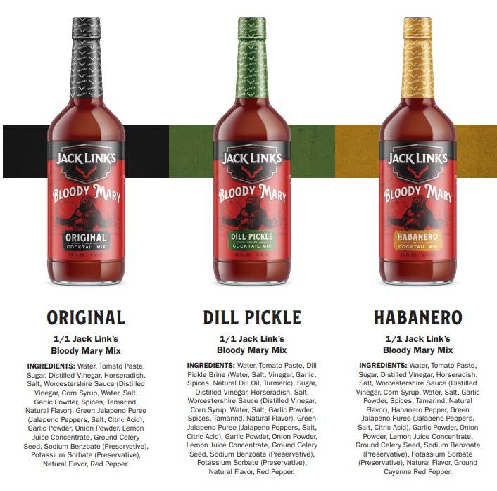 Merchandise Unlimited - Wholesale Cocktail Mix/Syrup - Jack Link's Bloody Mary Mix2
