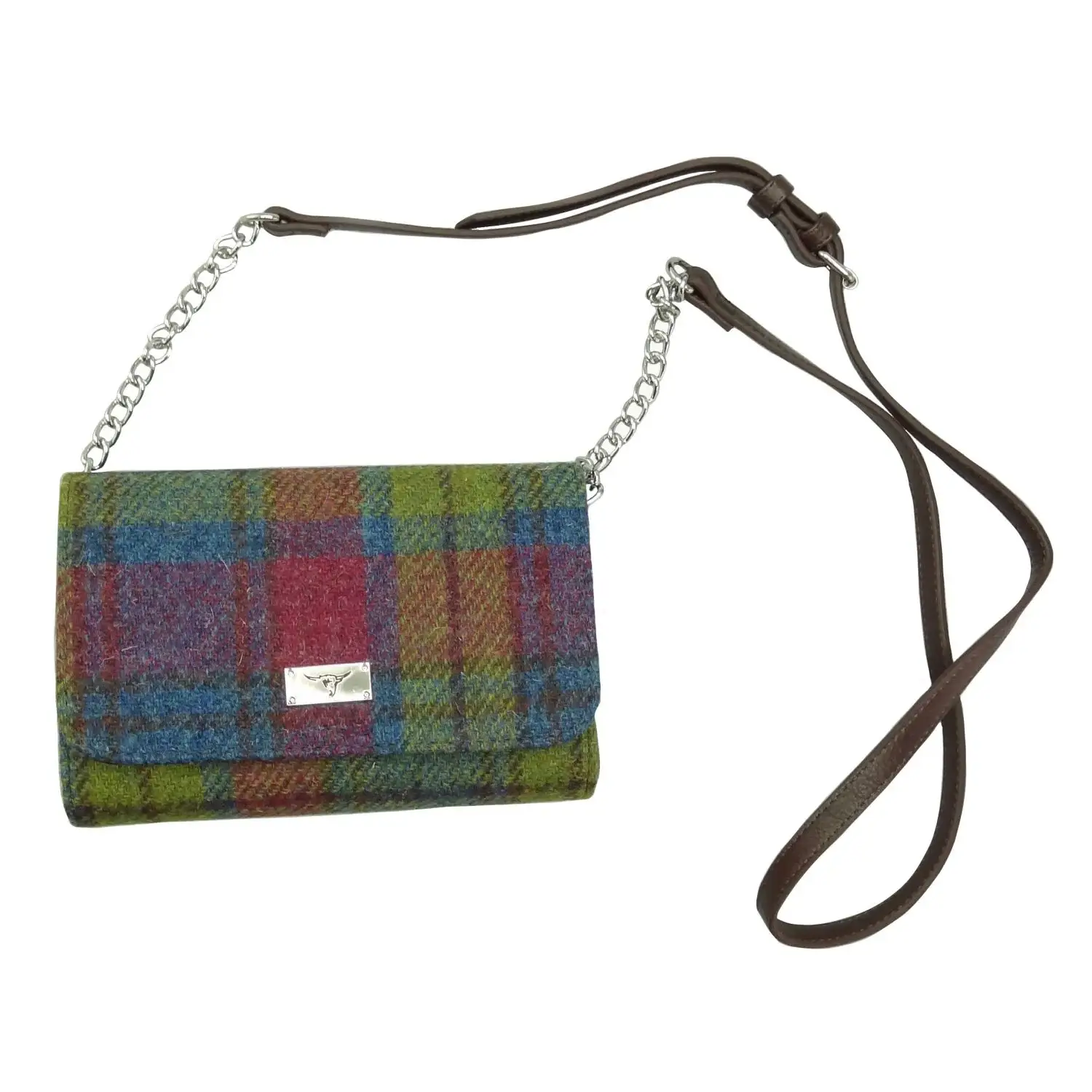 Dublin Gift Company - Wholesale Shoulder Bag - Women's - Harris Tweed Strathy Wallet Shoulder Bag0