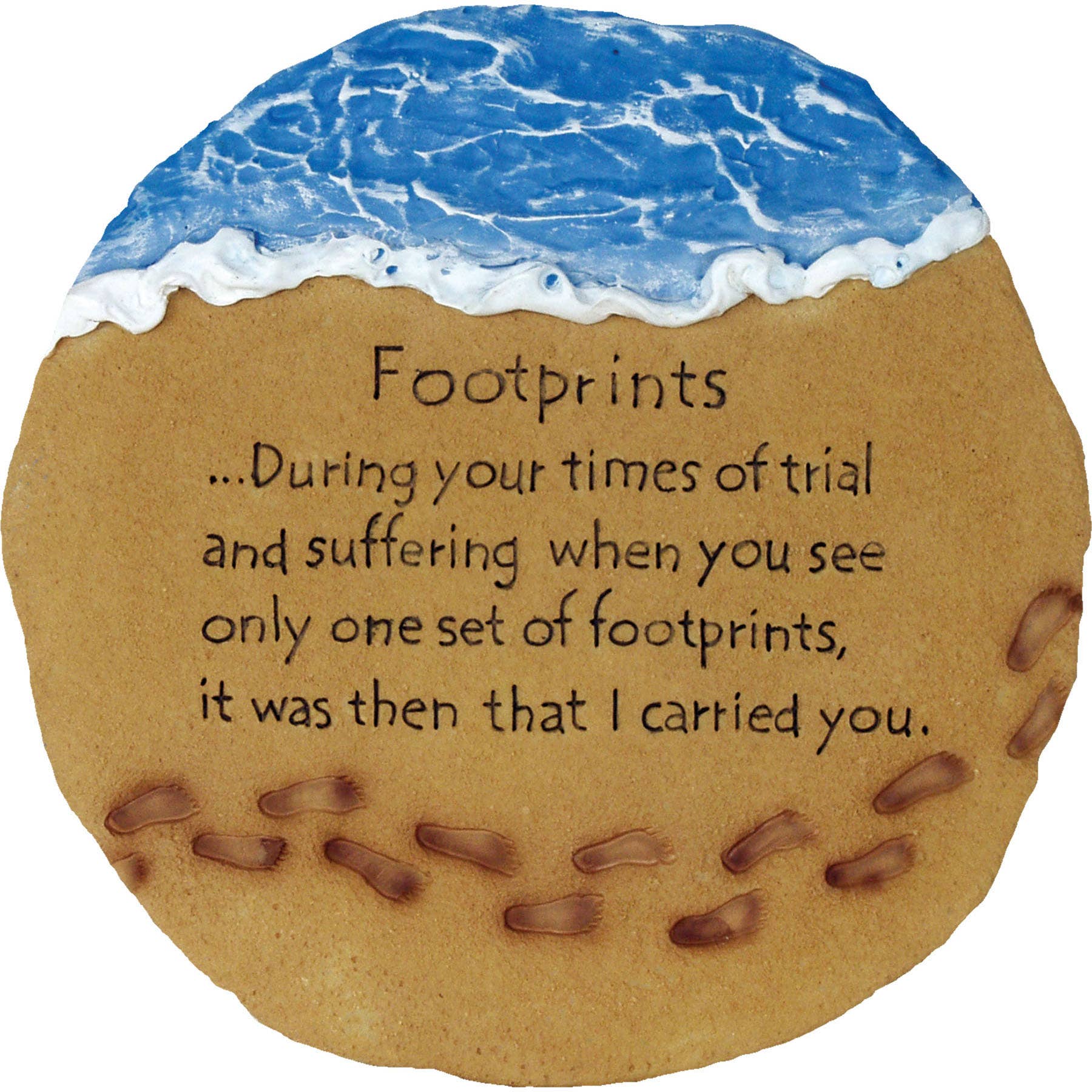 Spoontiques, Inc - Wholesale Stepping Stone - Footprints Stepping Stone0