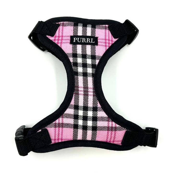 Arnés y Correa para Gato PinkBerry Check para venta al por mayor de Barkley and Fetch