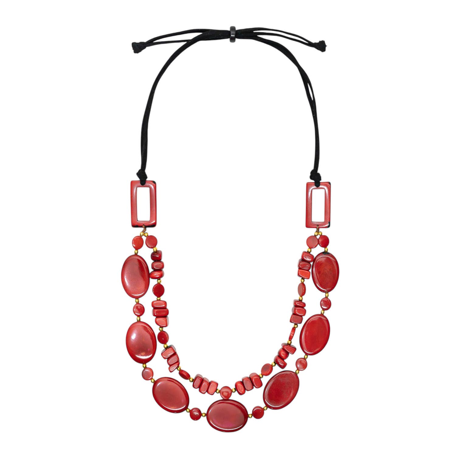 Organic Tagua Jewelry - Vente Colliers plastrons - Collier Avery2