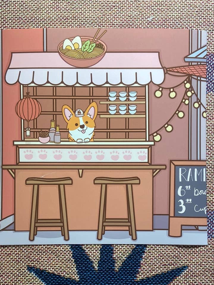 Ramen Stall - Art Print for wholesale by Simply Artsy