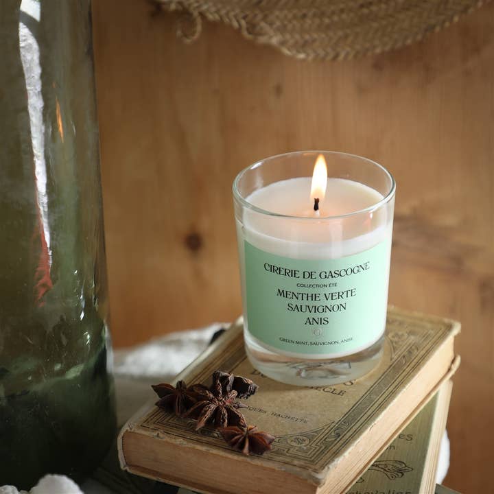 Cirerie de Gascogne (US/CAN)-Distributed by Scents of Europe - Wholesale Jar/Filled Candle - *BUY1GET1* Green Mint, Sauvignon, Anise Blend Candle1