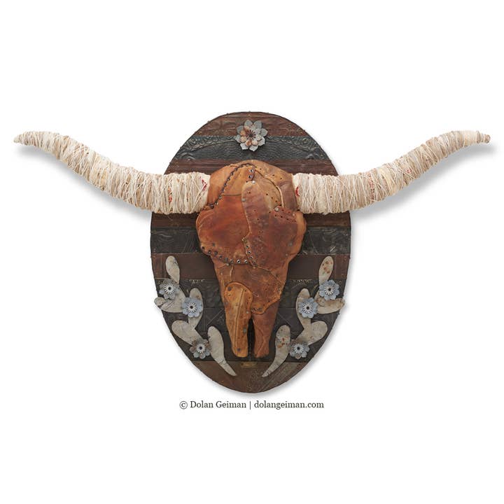 Dolan Geiman - Wholesale Wall Accent - Wall Decor | Texas Longhorn Art | OPEN RANGE (LONGHORN)