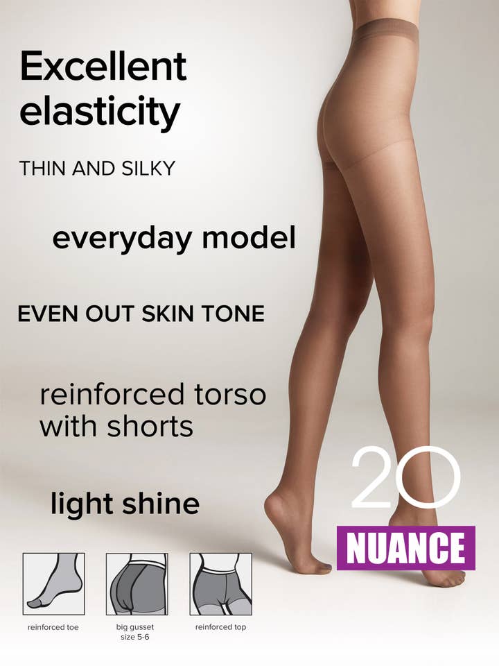 Conte Elegant - Wholesale Tights - Women's - Tights Conte Nuance 20 Den - Classic Matte Control Top
