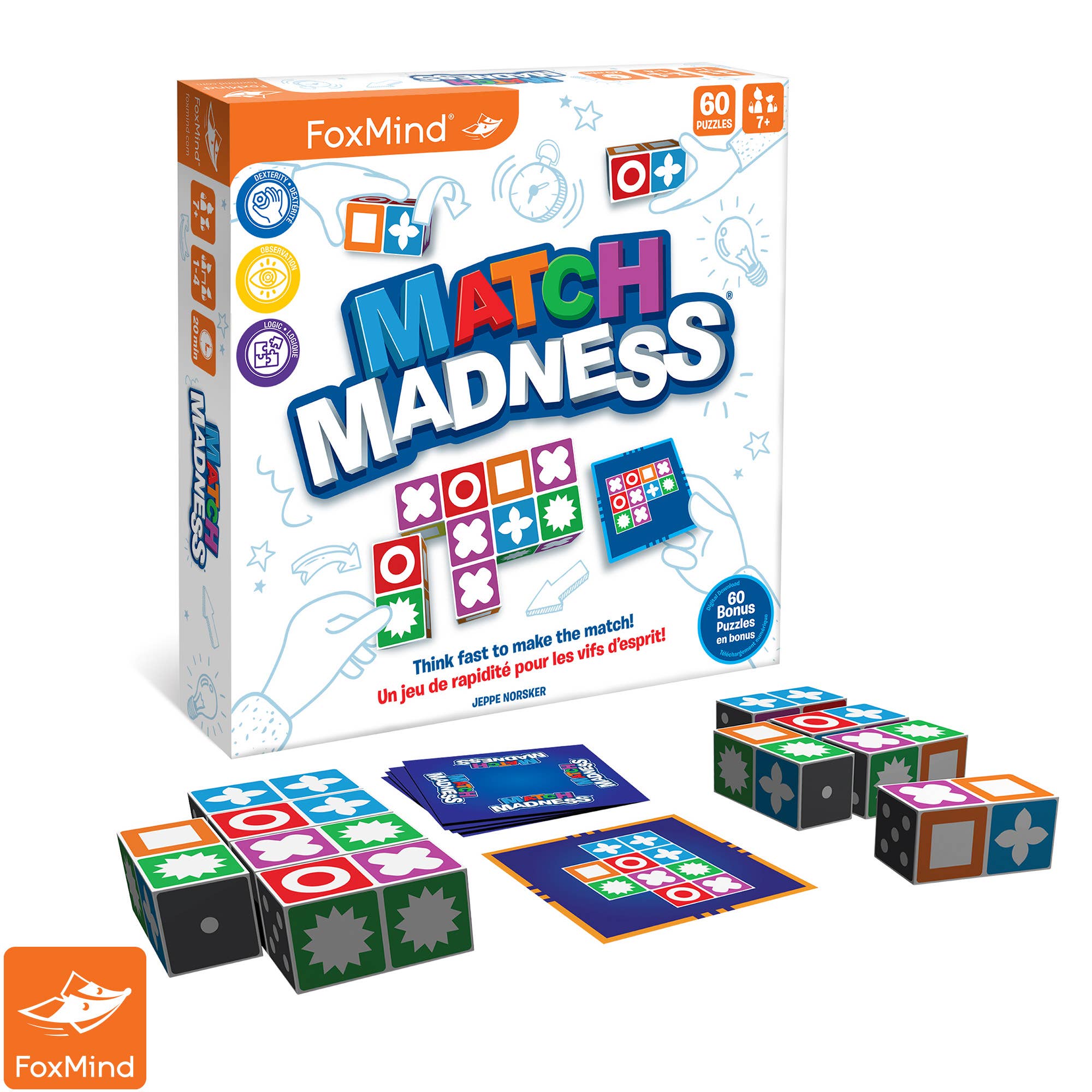 FoxMind - Wholesale Brain Game - Kids - Match Madness1
