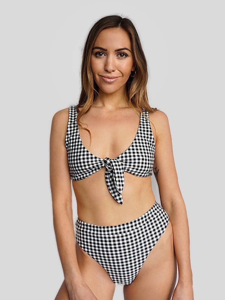 Okanagan Bikini Bottom - Gingham for wholesale by Prairie