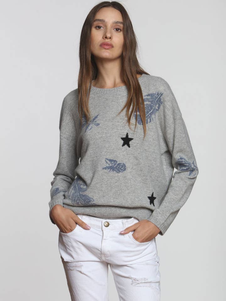 Birdie Rose Crew - Combinación de niebla para venta al por mayor de Label + Thread