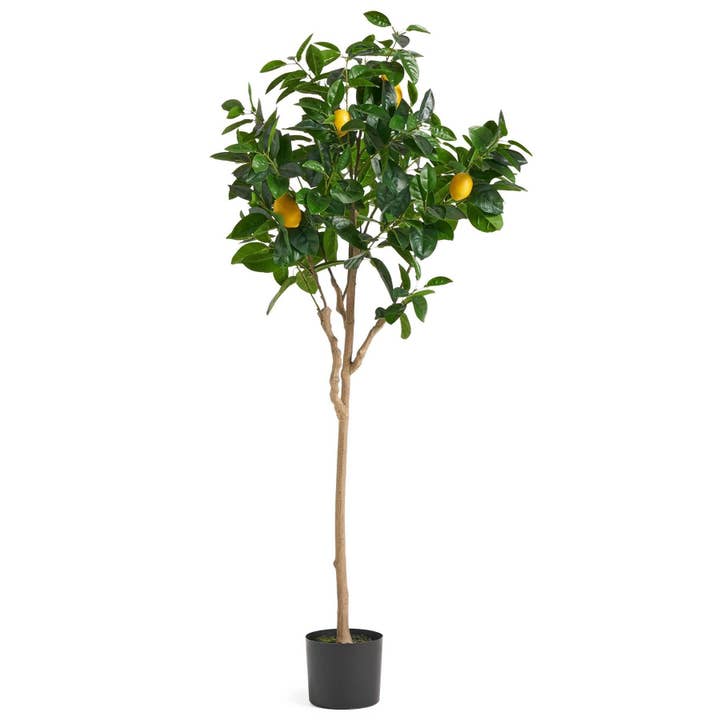 Large Lemon Tree Artificial 150cm Premium Plant for wholesale by Leaf Design UK LTD