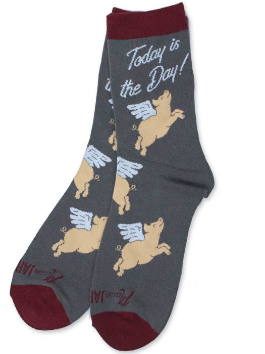 Mason Jar Label - Wholesale Socks - Unisex - !Socks Today's the Day
