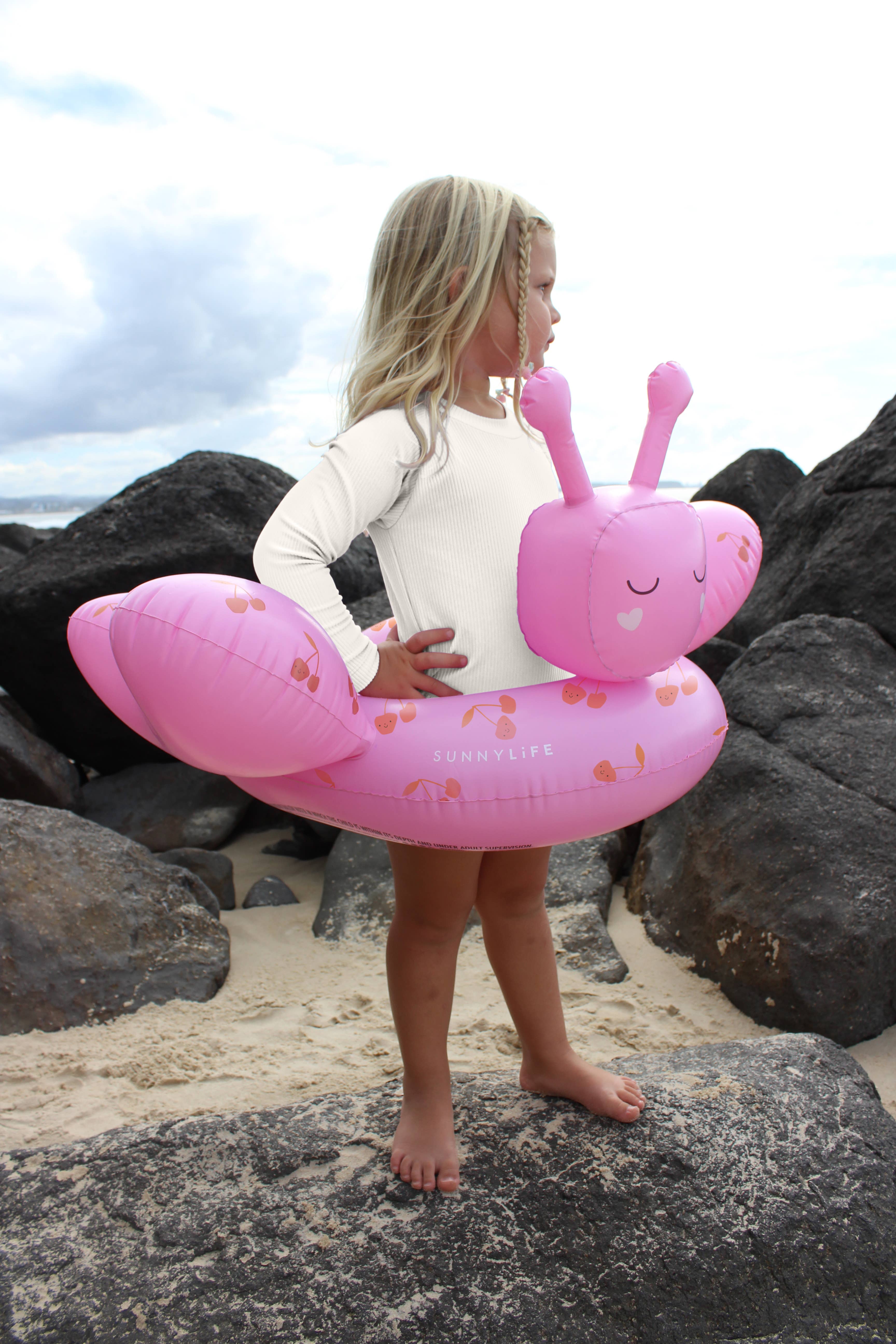 SUNNYLIFE - Wholesale Inflatables - Tubular pool ring for children Cotton Candy Cherry7