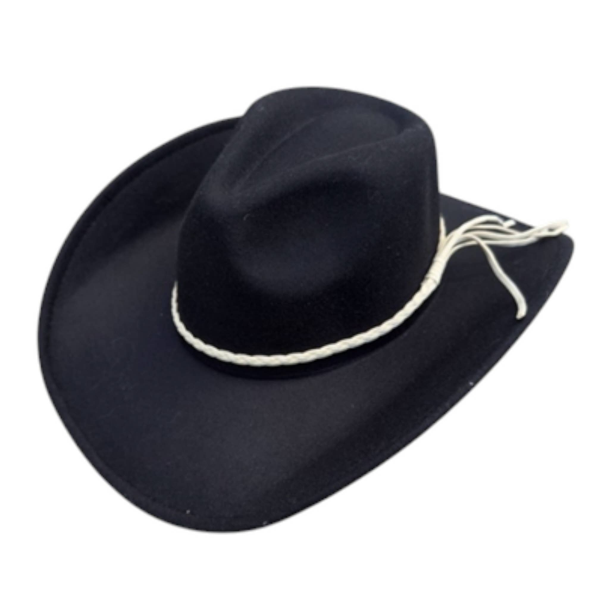 Portia Hat - Wholesale Cowboy Hat - Unisex - Vegan Felt Cowboy Hat – Classic Western Style0
