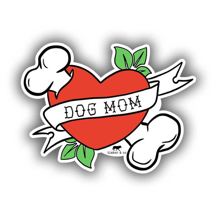 Adhesivo de tatuaje Dog Mom para venta al por mayor de Timber & Co