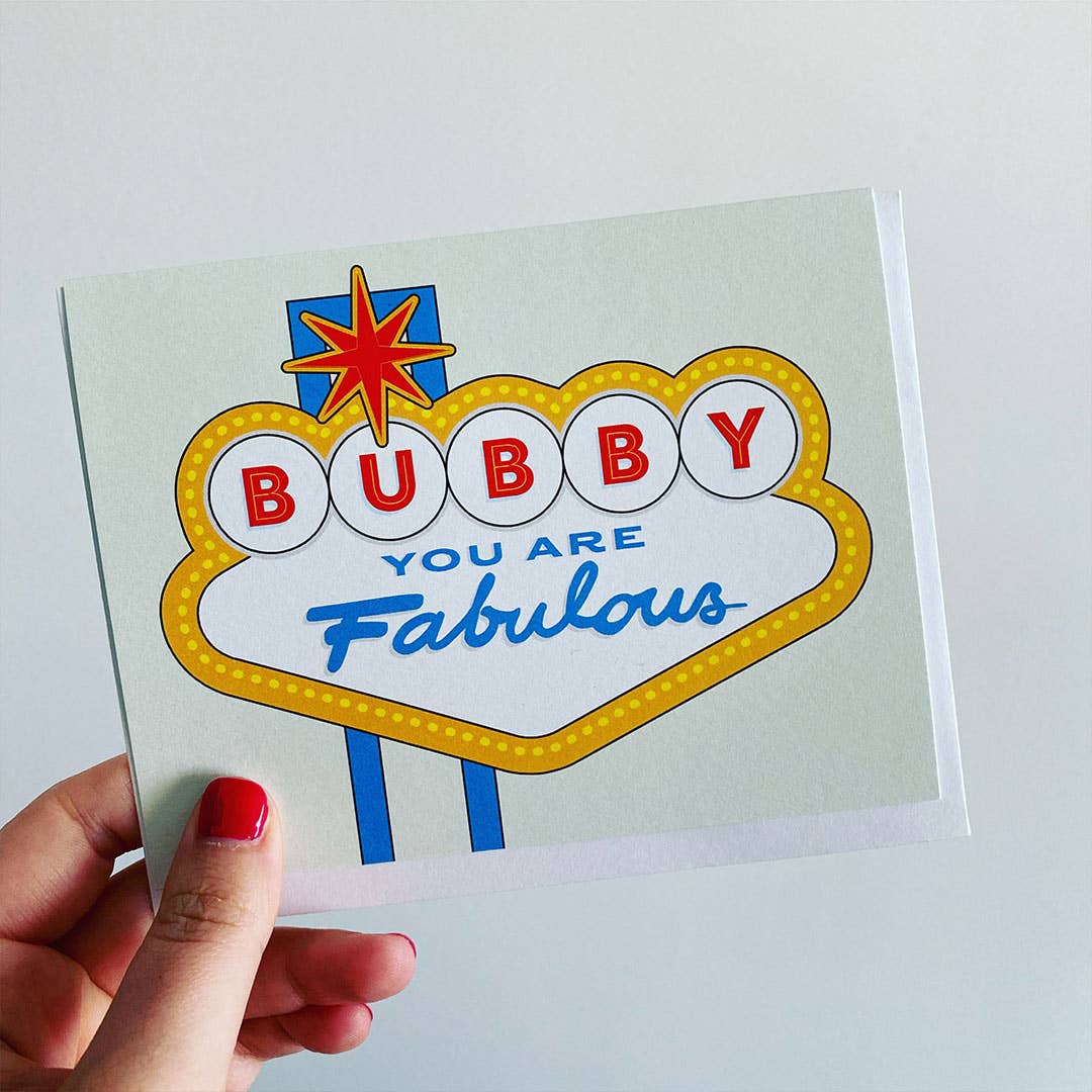 Everyday Yiddish - Wholesale Birthday Card - Fabulous Bubby Card1