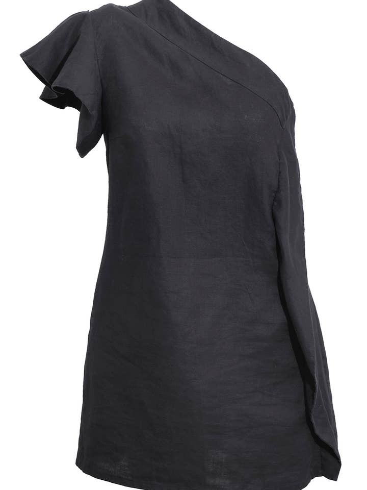 Athina kort klänning med en ärm för wholesale av Sign With Style