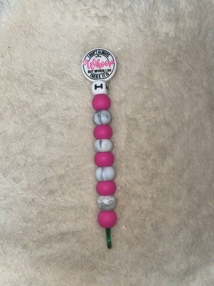 Whoop Beaded Crochet Hook for wholesale by Rae’s Shop