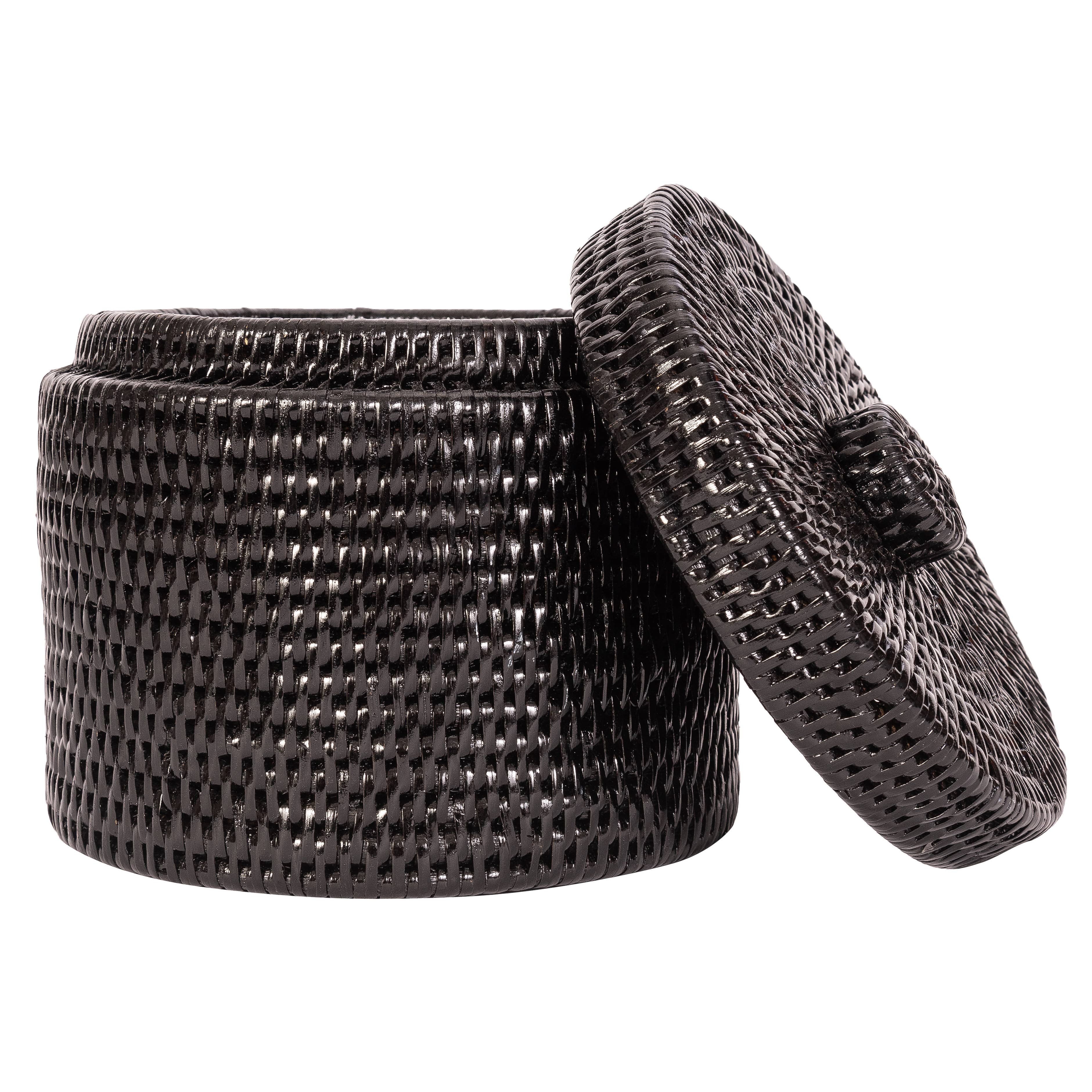 Artifacts Trading Company – Engroshandel Tissueboks – Rattan Rund Enkelt Væv Rulleboks4