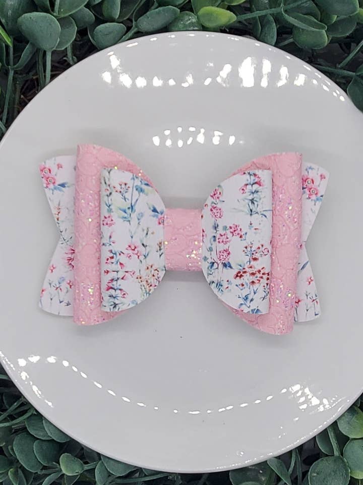 Nœud floral 5" pour la vente par Ashcraft Creations & Designs