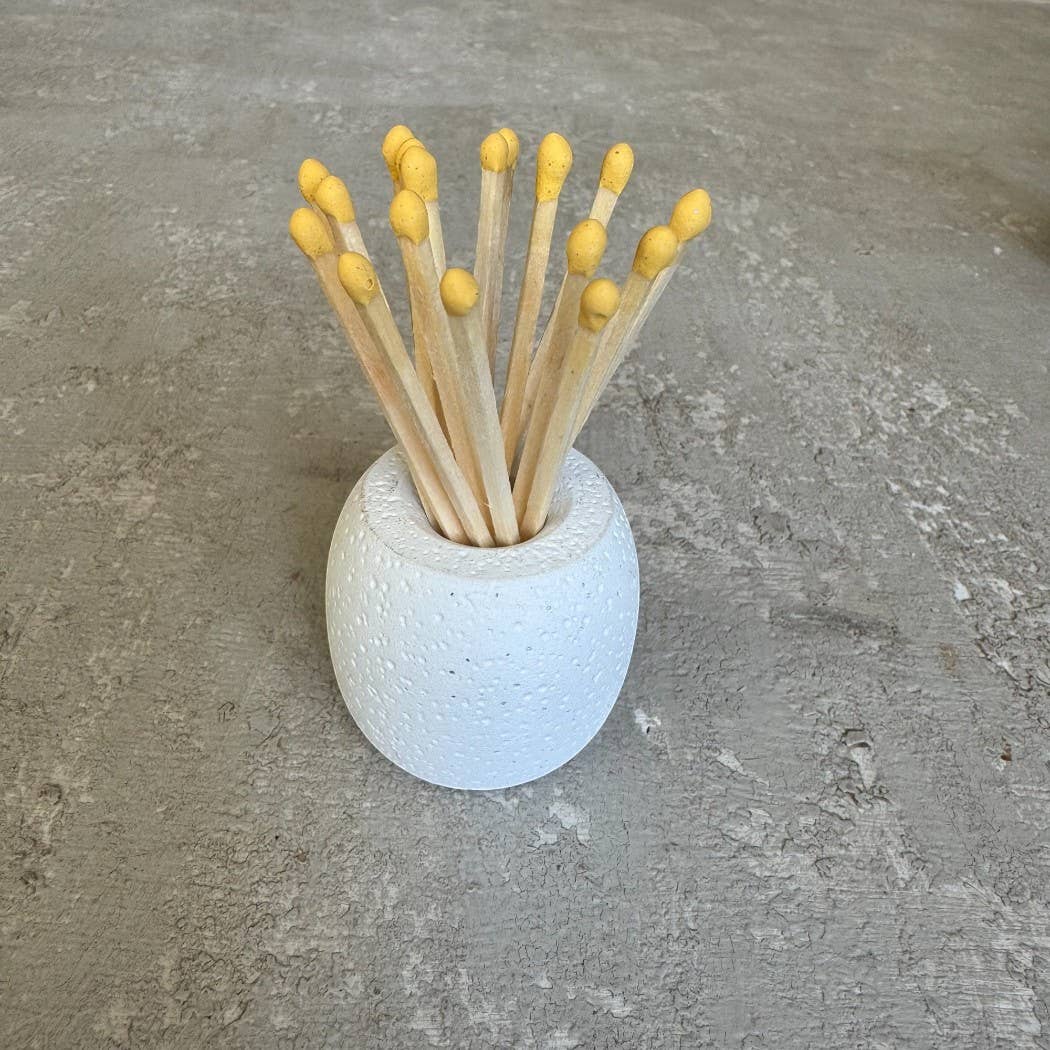 CJ Gift Goddess - Wholesale Match Holder - Concrete Match Holder/Toothpick Holder: Includes 25 Matches33