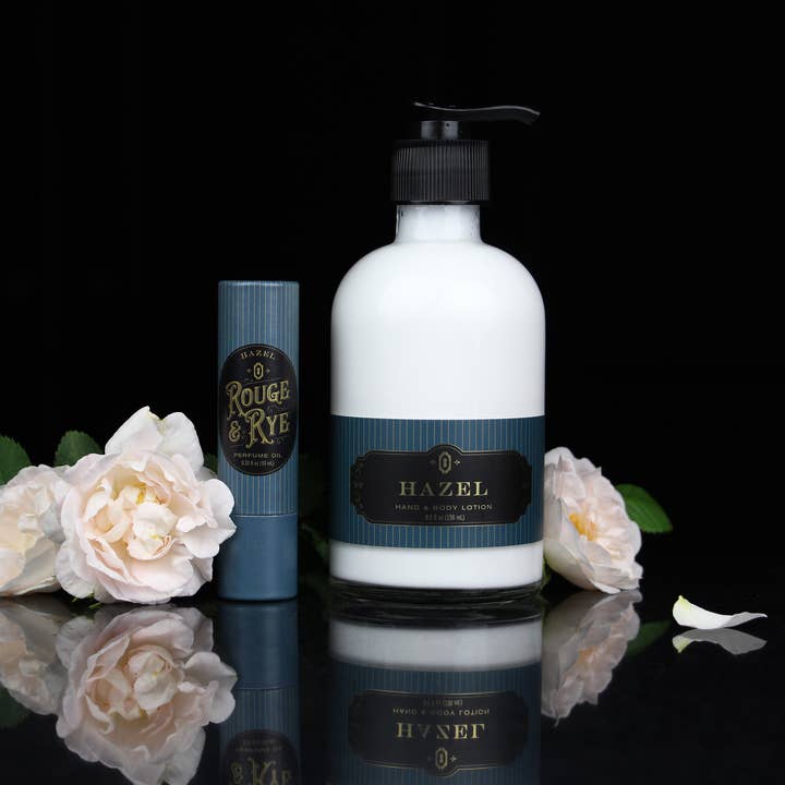 Rouge & Rye - Wholesale Roll-On Fragrance - Hazel Perfume Oil • Tobacco, Vanilla and Rose