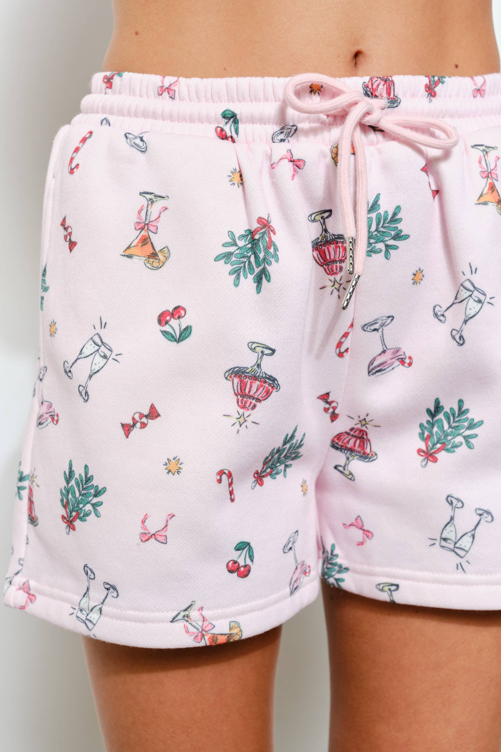 Pretty Garbage - Wholesale Lounge Shorts - Women's - RENNA SWEAT SHORTS - Festive, Holiday, Lounge11