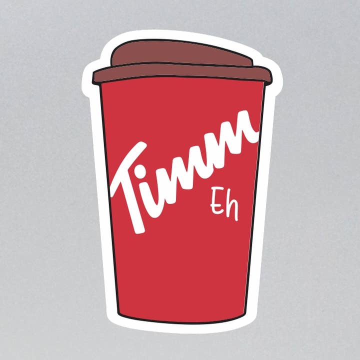 Tim eh Sticker for wholesale by Lunch Box Stickers