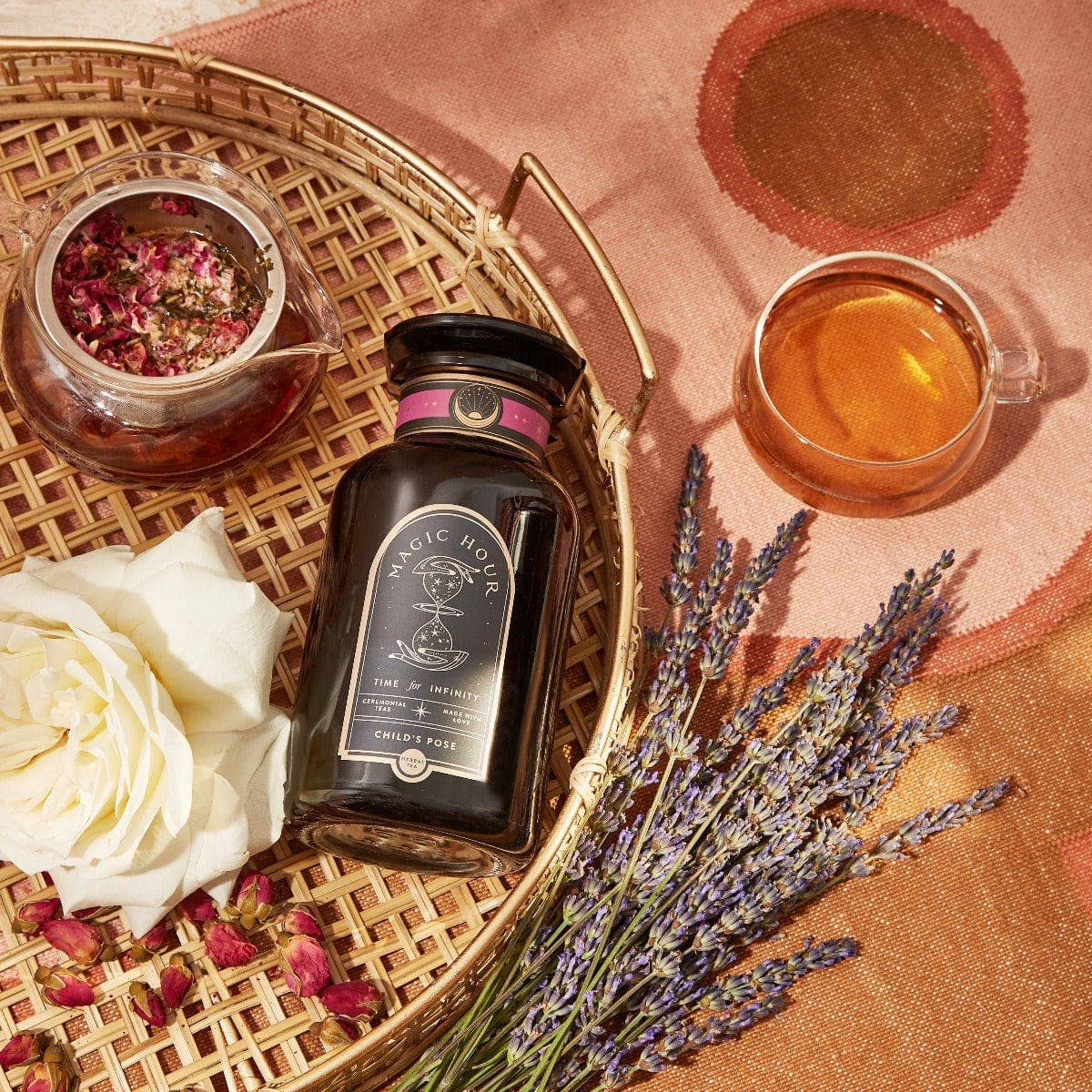 Magic Hour - Vente Thé en vrac - Infusion aux plantes adaptogènes Child's Pose™ pour sommeil et calme réparateur