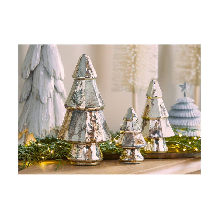 tag - Wholesale Decorative Tabletop Object - Luster Glass Tree Decor Small Antique Gold Christmas1