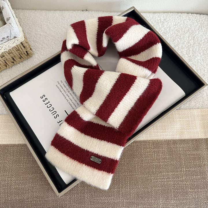 Funkyrel® Atzbranding Limited - Wholesale Scarf - Unisex - Scarvii - Unisex Striped Cross-Over Scarf1