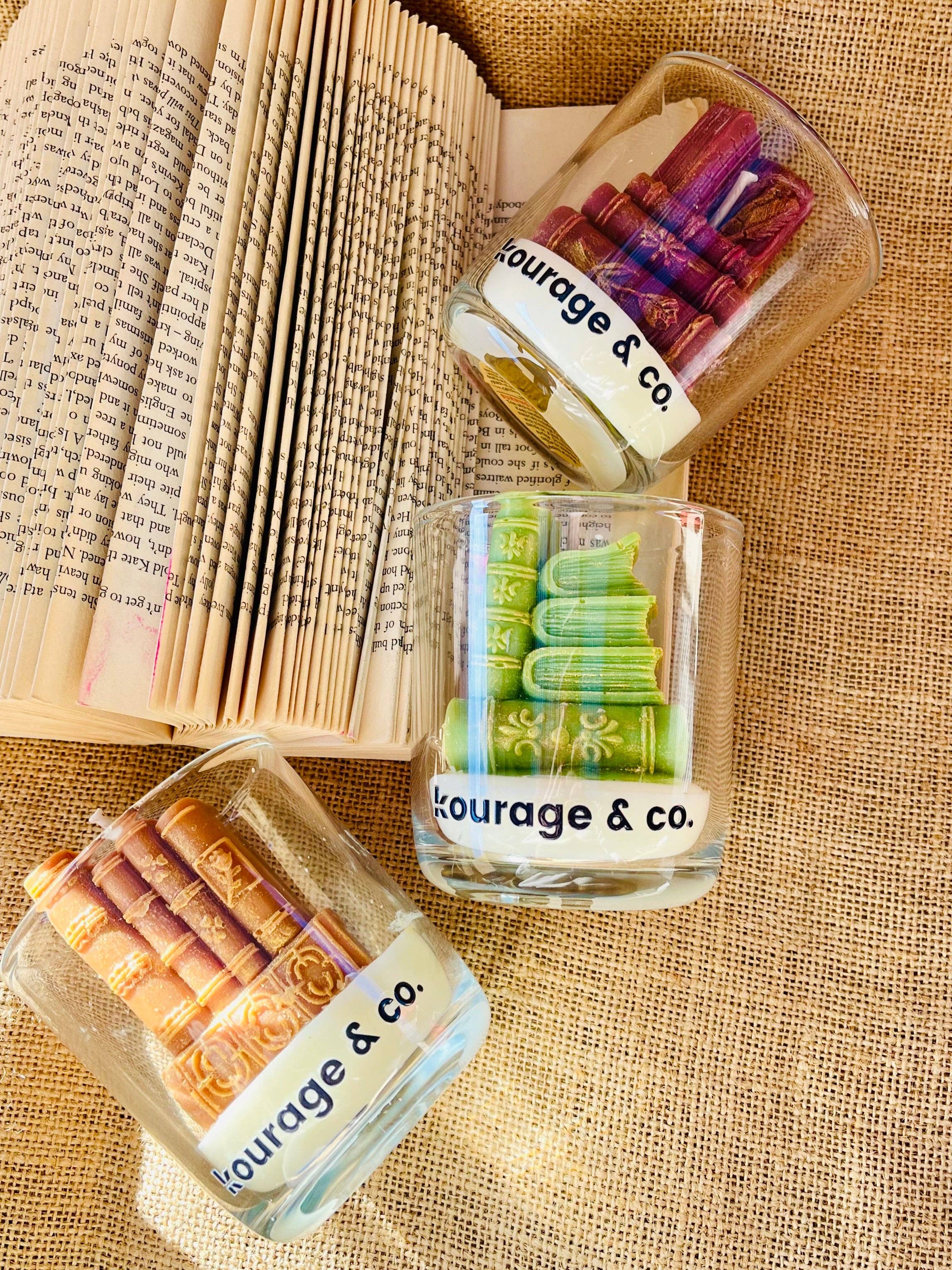 Kourage & co - Wholesale Novelty candle - Tales in Wax – Book Lover Candle8