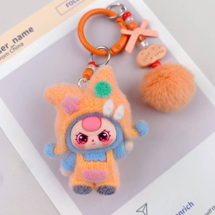 Lilyrosy(Duty free) - Wholesale Doll - Kids - Baby three keychain, gifts for her, holiday gifts7