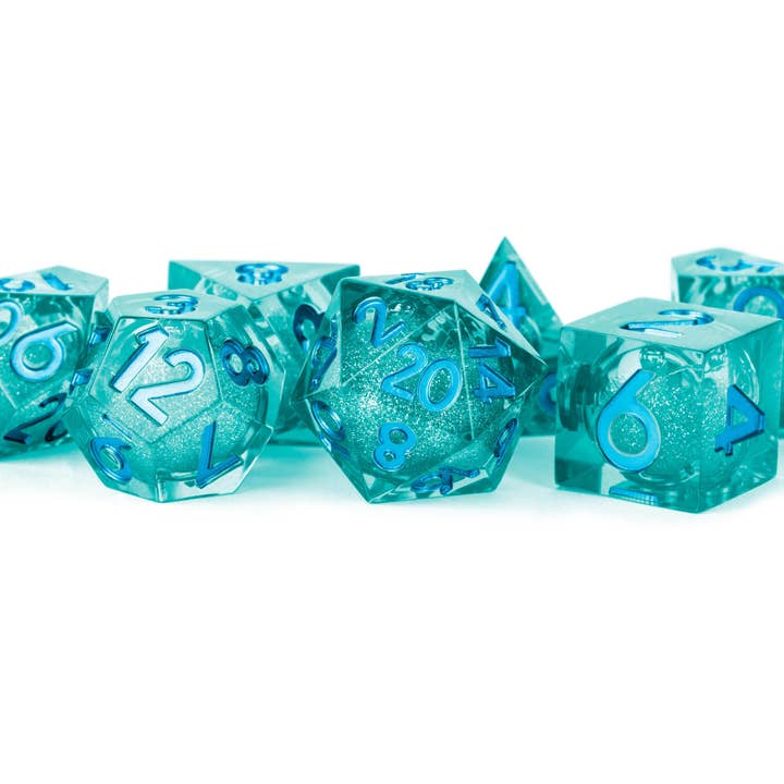 FanRoll by Metallic Dice Games - Wholesale Dice - UNIQUE! Elixir Liquid Core Dice Sets and Individual d20's9