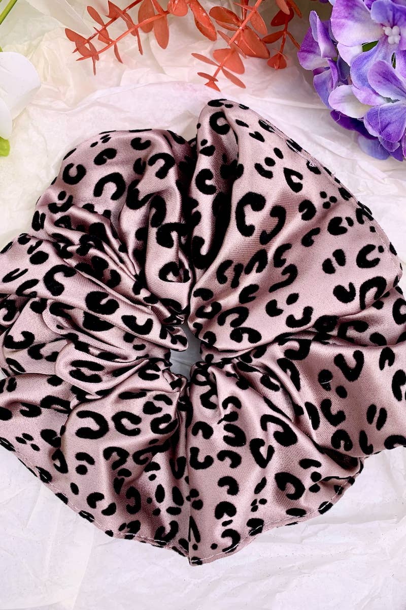 BYREN | ÉLINE L'ATELIER - Wholesale Hair Accessories Set - Women's - Leopard Print Elastic Scrunchies FQ742