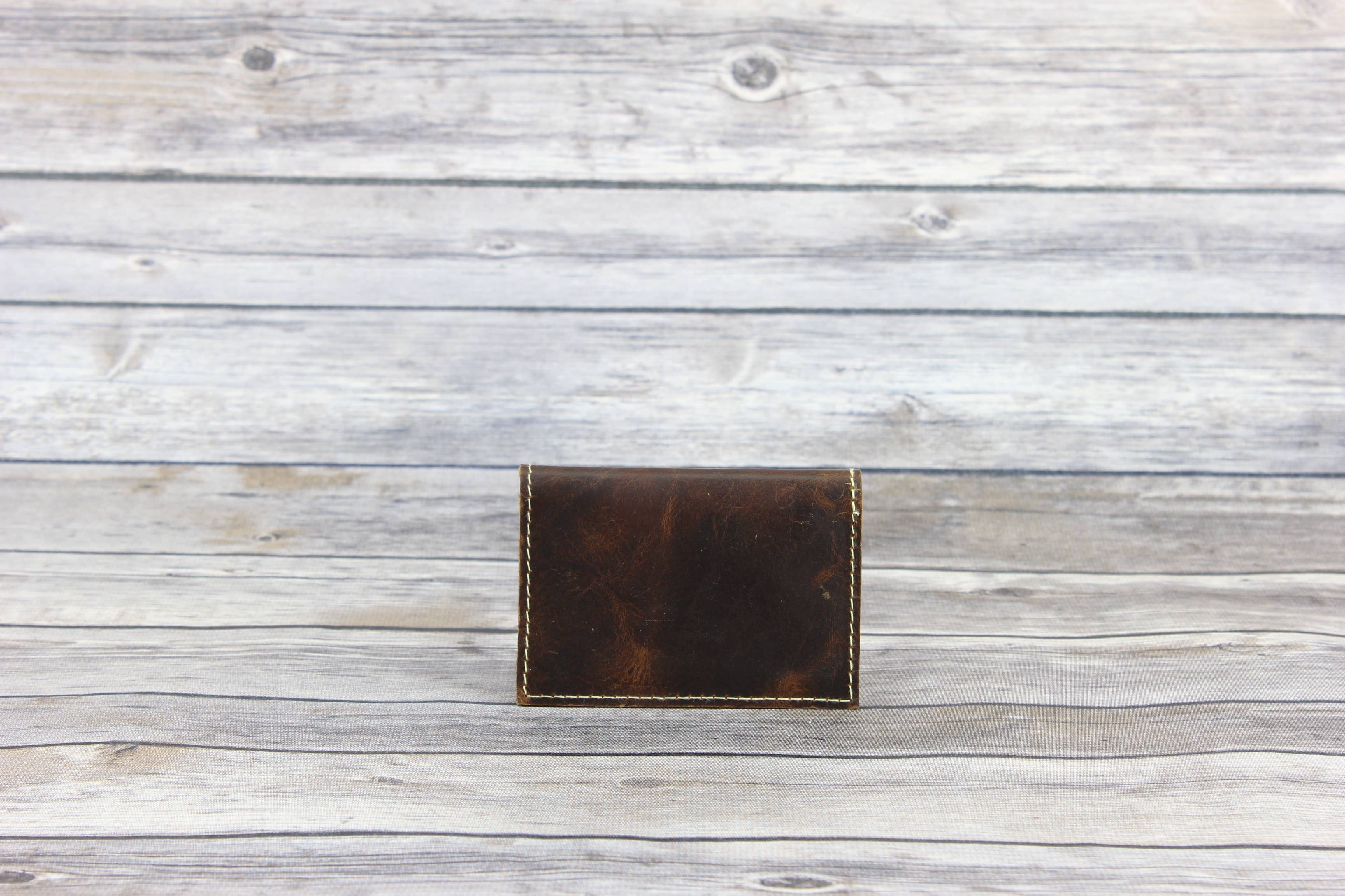 Leather Impressions Inc – Großhandel Kartenetui – Herren – RFID Hunter Herren Slim Bifold Kartenetui aus Leder Stil #80181