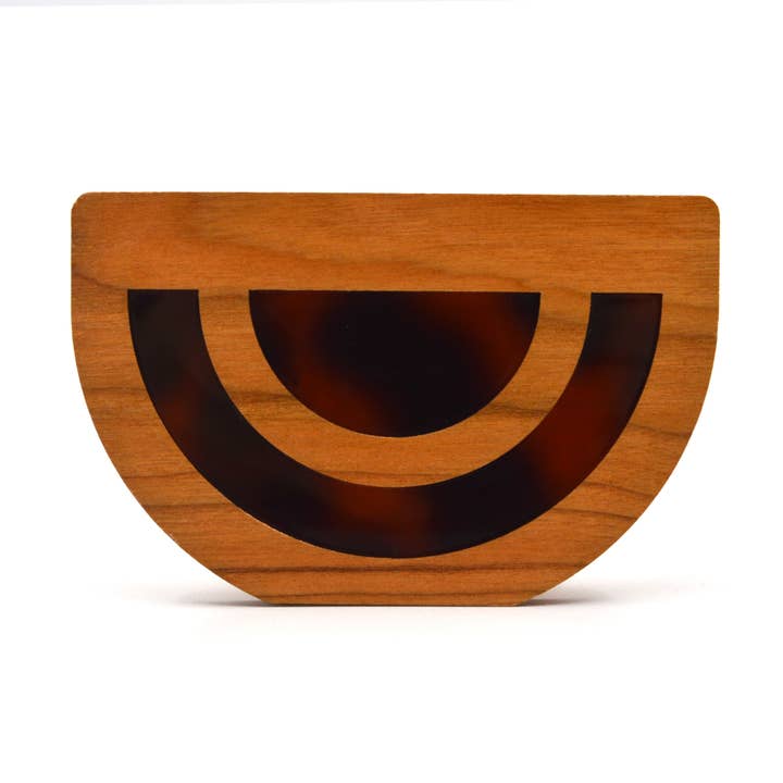 Verdant Moon - Wholesale Plant Pot - Geometric Table-top Air Planter — Wood, Acrylic5