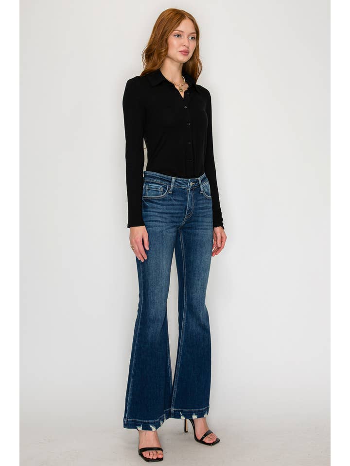 ARTEMIS VINTAGE - Wholesale Jeans - Women's - MID RISE SUPER FLARE JEANS2