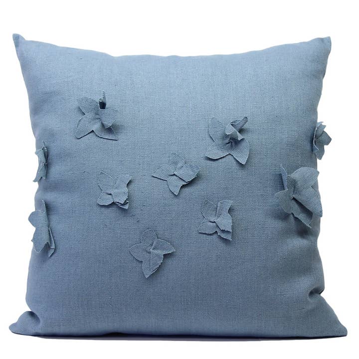 Giardino Segreto - Wholesale Throw/Decorative Pillow - JASMINE pure linen cushion3